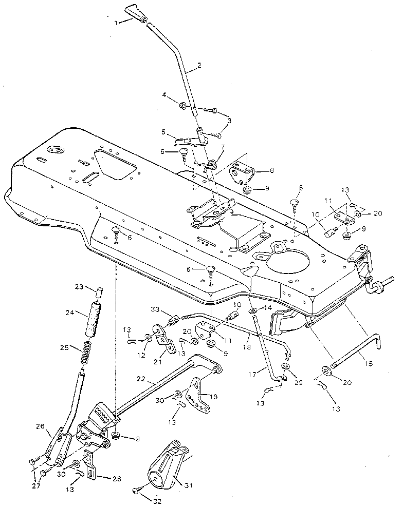 MOWER SUSPENSION