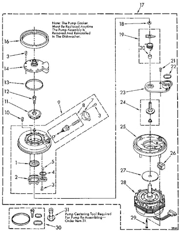 Pump and motor