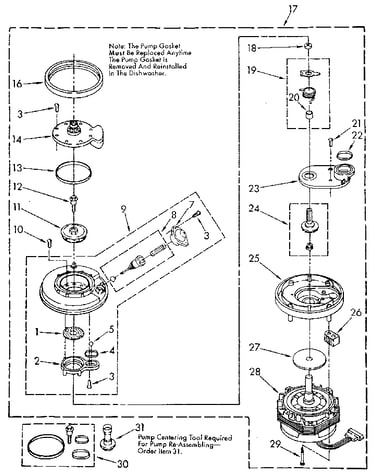 Pump and motor