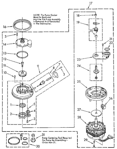 Pump and motor