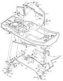 Mower housing suspension