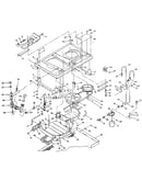 Base & pulleys (bottom exhaust)
