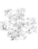 Base & pulleys (side exhaust)