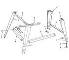 Craftsman 113248290 figure 4 - parts list leg set diagram