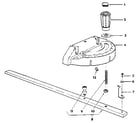 Craftsman 113226681 figure 5 miter gauge assembly diagram
