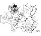 Craftsman 536884231 engine and drive diagram