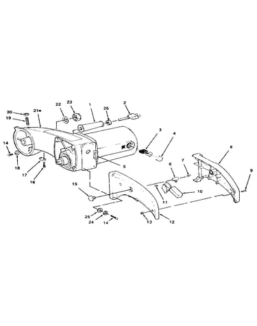 Figure 2 - arm and motor assembly