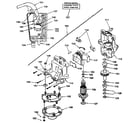 Craftsman 247370810 motor & switch assembly diagram