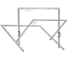 Sears 308770970 frame assembly diagram