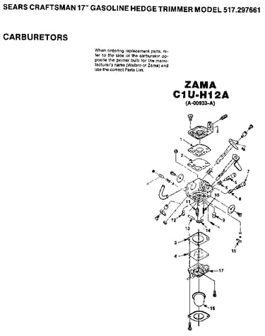 Carburetor- ciu