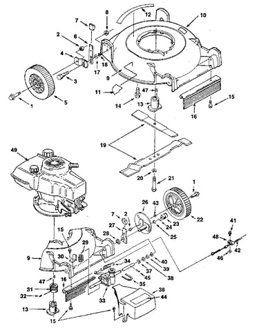 Mower housing