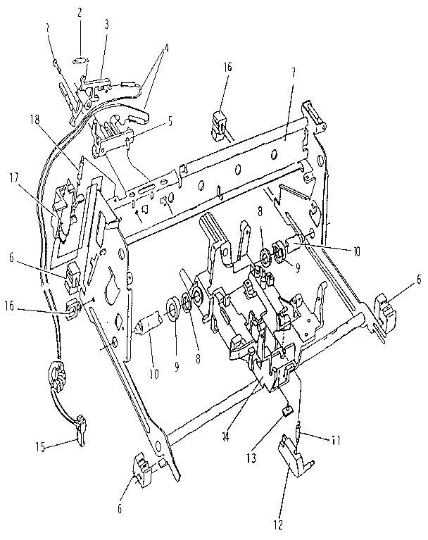 CARRIER MOLDING, RAILS, AND FRAMES