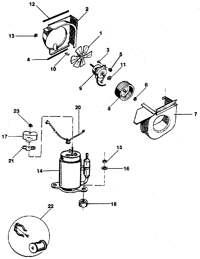 Air handling and compressor