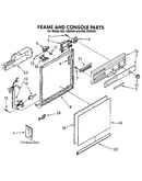 Frame and console