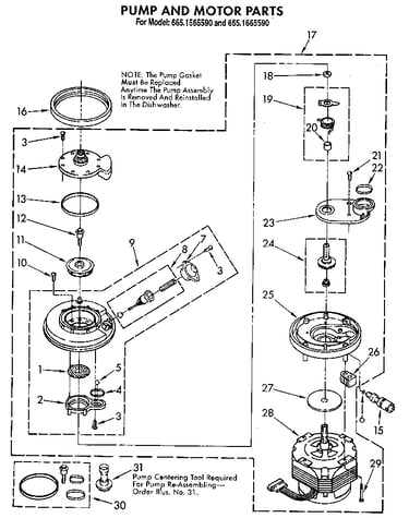 Pump and motor