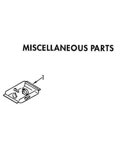 Miscellaneous parts