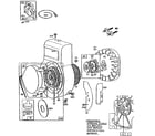 Briggs & Stratton 130212-3250-01 flywheel assembly diagram