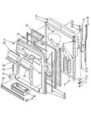 Refrigerator door
