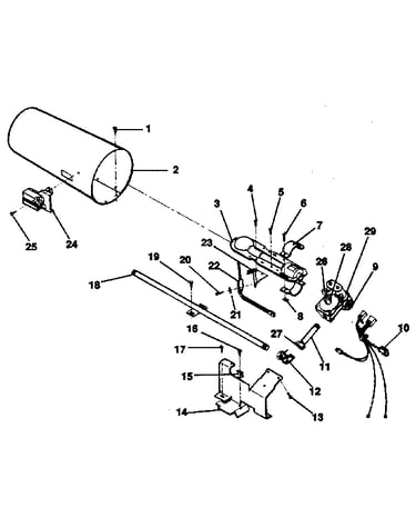 Gas valve, burner assy, sensor