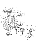 Cabinet, drum, heater assy