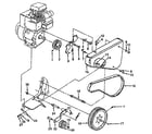Craftsman 917298330 belt guard and pulley assembly diagram