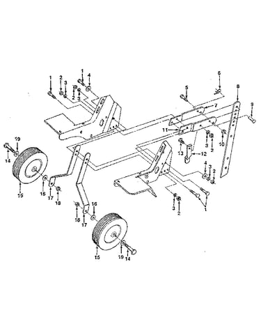 Wheel and depth stake assembly
