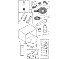 Kenmore 1069701870 optional parts (not included) diagram