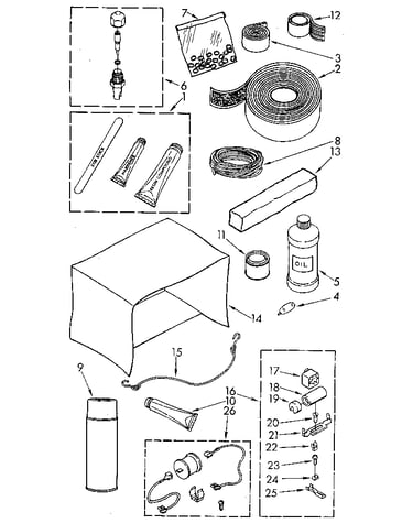 Optional parts (not included)