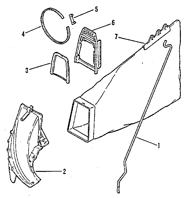 683789 SIDE BAG GRASS CATCHER