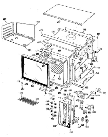 Upper body section