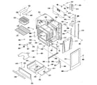 Kenmore 9119851190 lower body section diagram