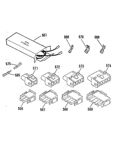 Wire harnesses and components