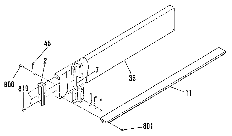 Optional 4" backsplash 8059090