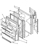 Refrigerator door