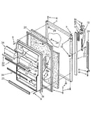 Refrigerator door