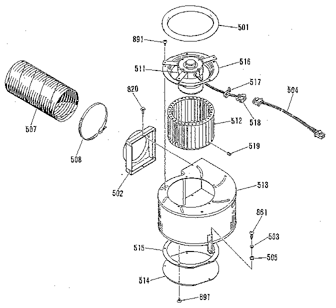 Blower section