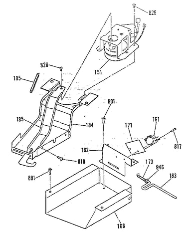 Door lock section