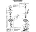 Kenmore 6651571591 pump and motor diagram