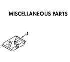 Kenmore 6651571591 miscellaneous parts diagram