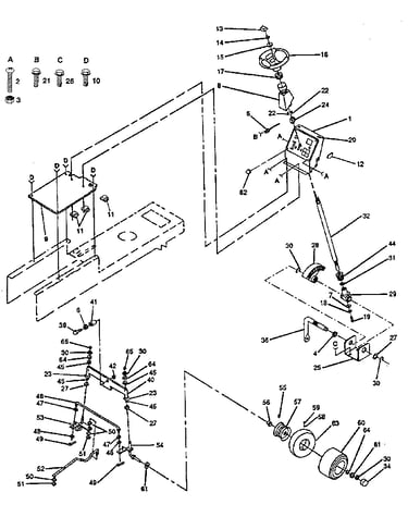 Steering and front axle