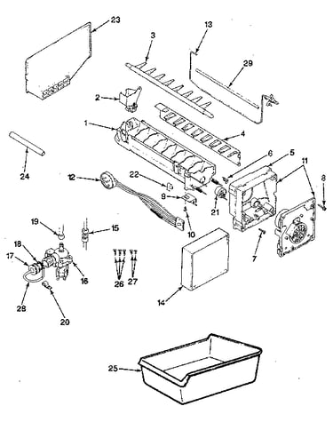 Ice maker section