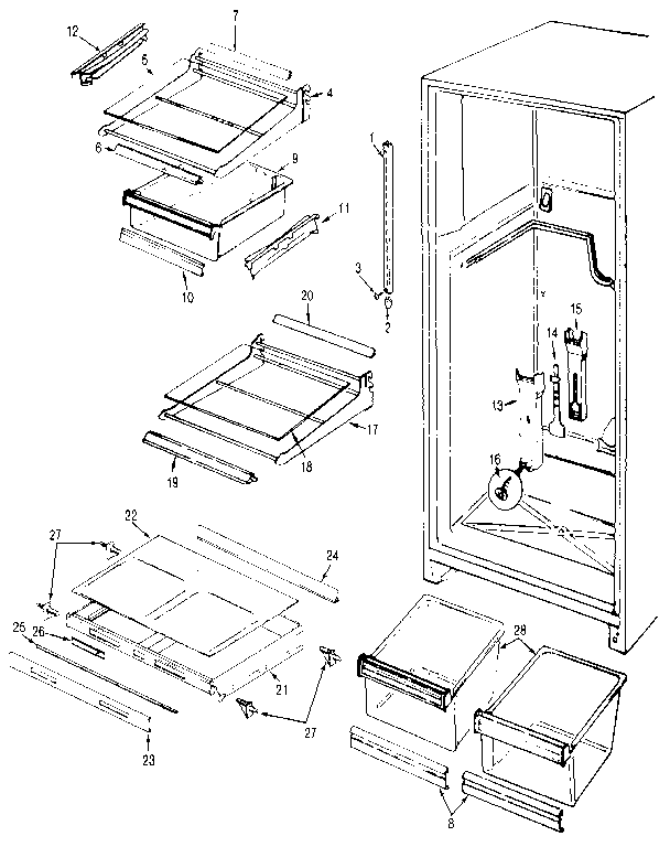 Shelves & accessories