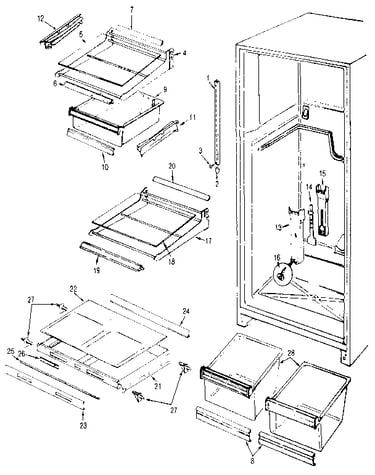 Shelves & accessories