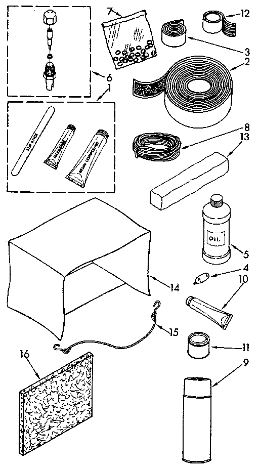 Optional parts (not included)