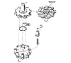 Hewlett Packard HP7550A carousel assembly diagram