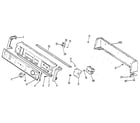 GE DDE4000GBL backsplash diagram