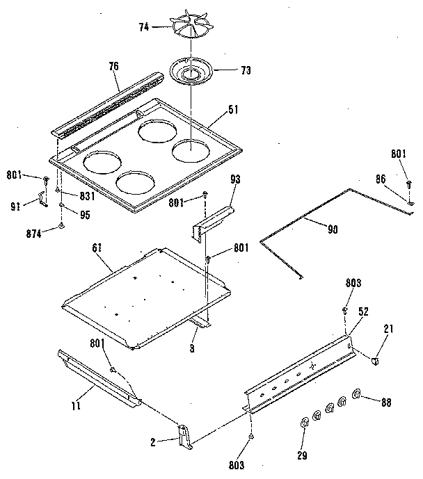 Main top section