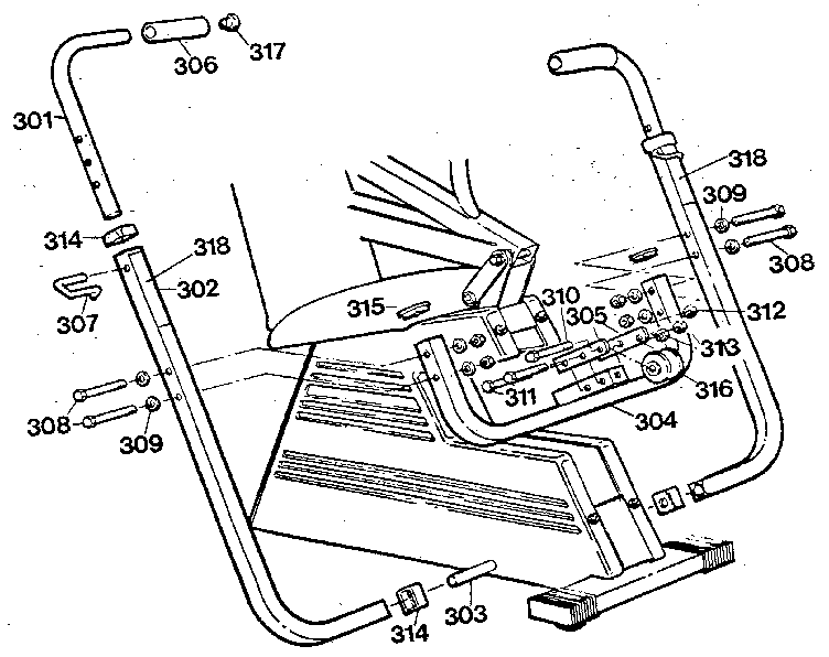 Bench press assembly