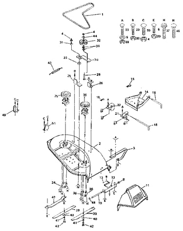 38" mower