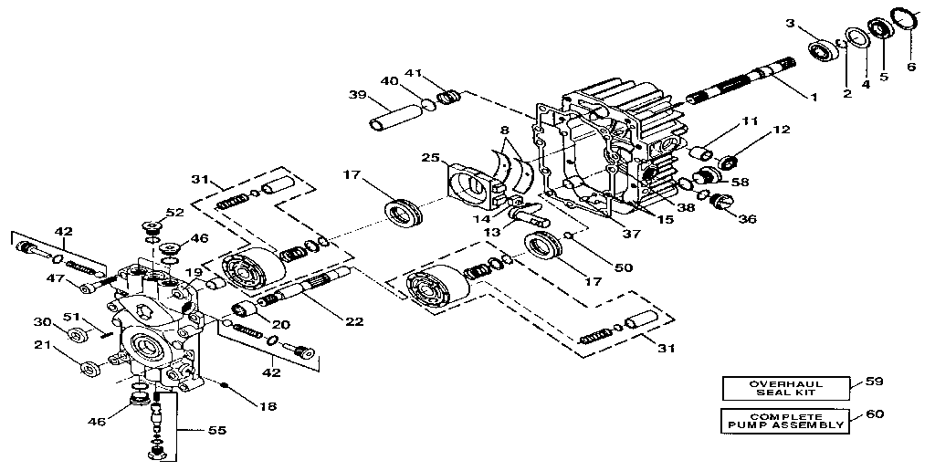 Sundstrand pump assembly